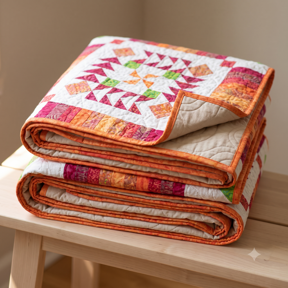 Flying Geese Medallion Quilt β Two-Size PDF Quilt Pattern