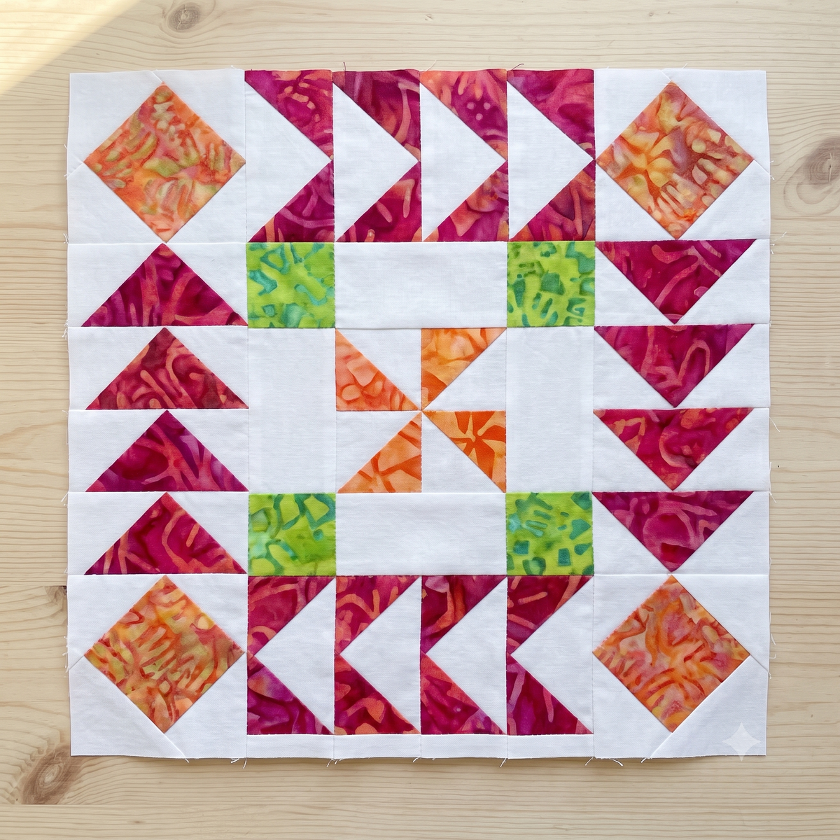 Flying Geese Medallion Quilt β Two-Size PDF Quilt Pattern