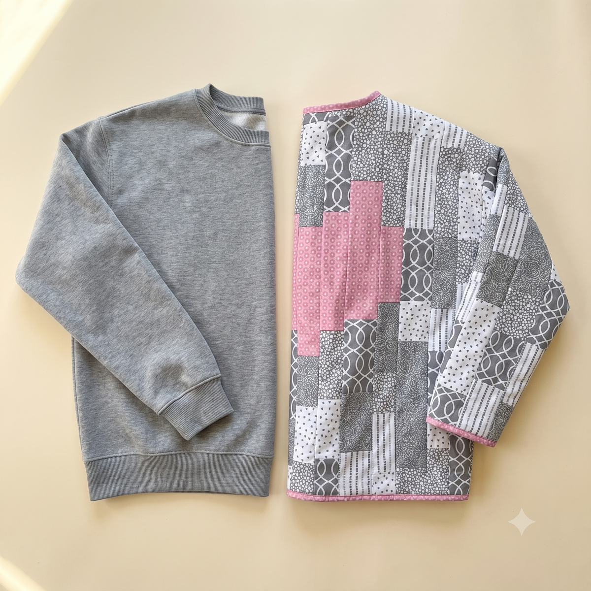Quilted Patchwork Sweatshirt Jacket β PDF Sewing Pattern