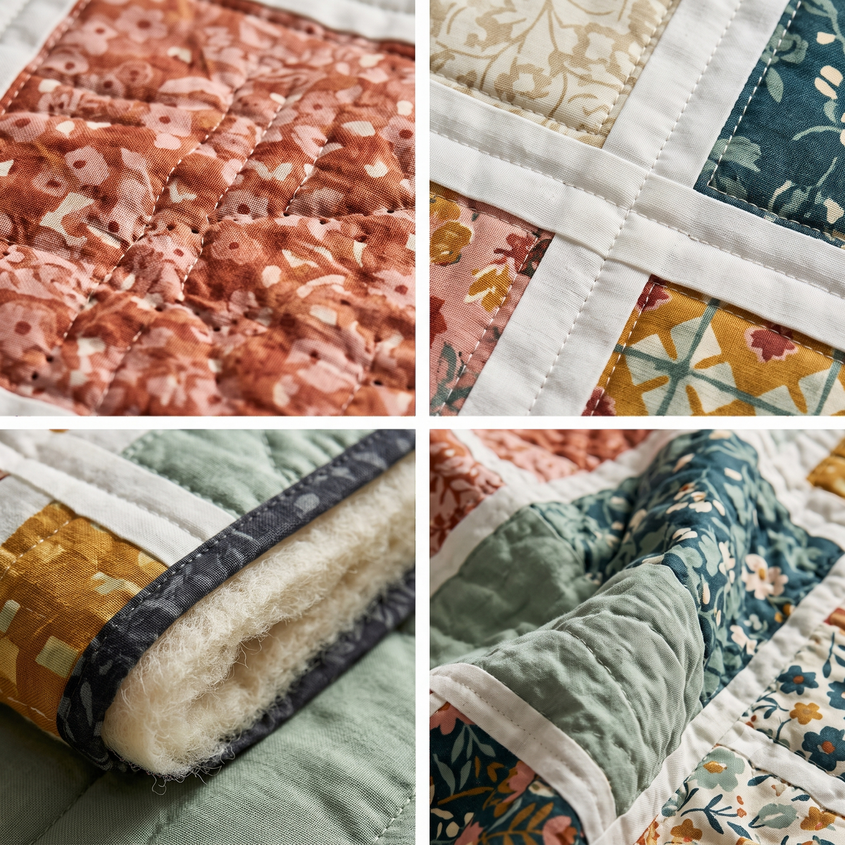 Quilt Pattern PDF | Fat Quarter Friendly Framed Squares Quilt | Crib and Throw Sizes | Easy Modern Quilt | Instant Download