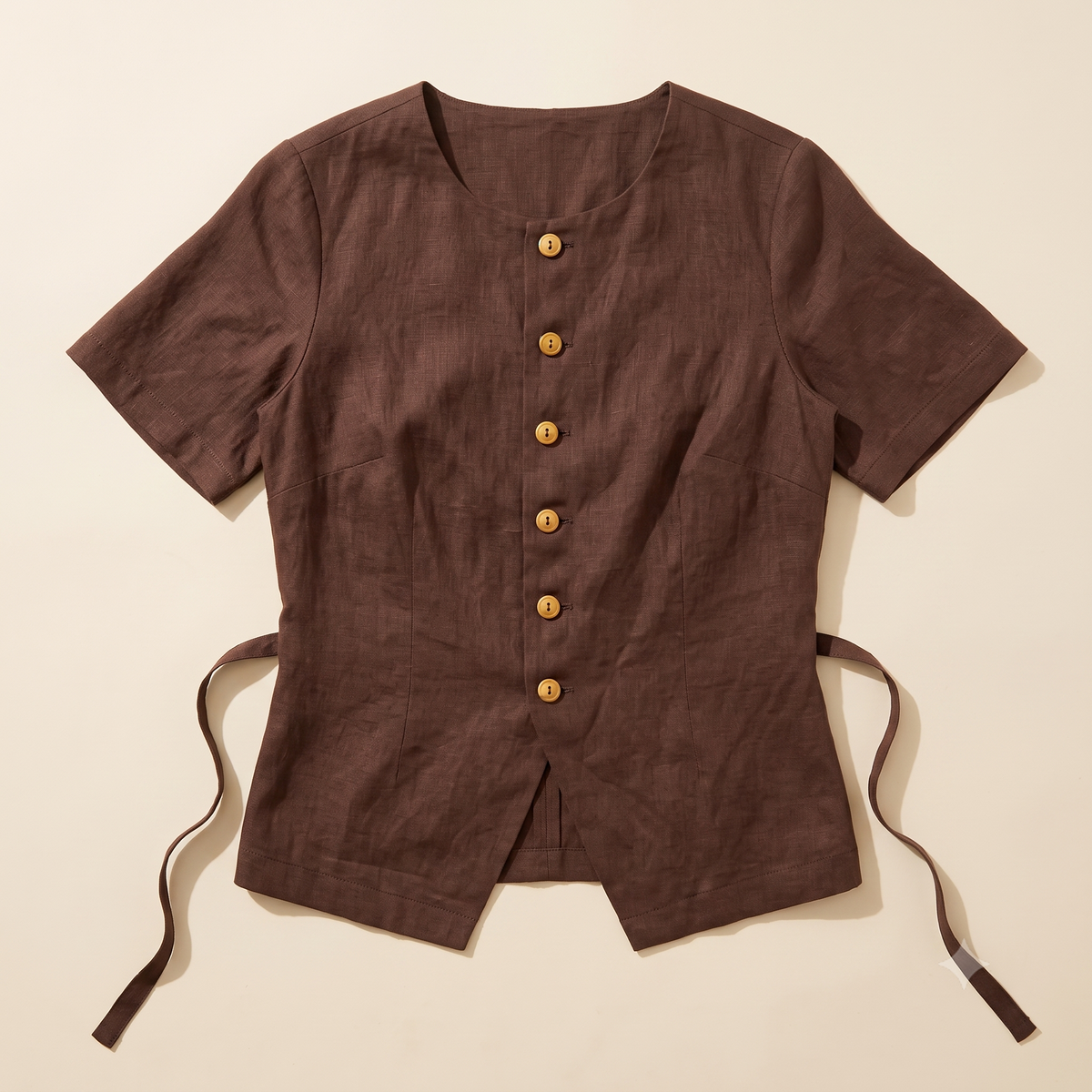 The Linen Vest Top — PDF Sewing Pattern | Sleeveless & Short Sleeve, 2 Options Included