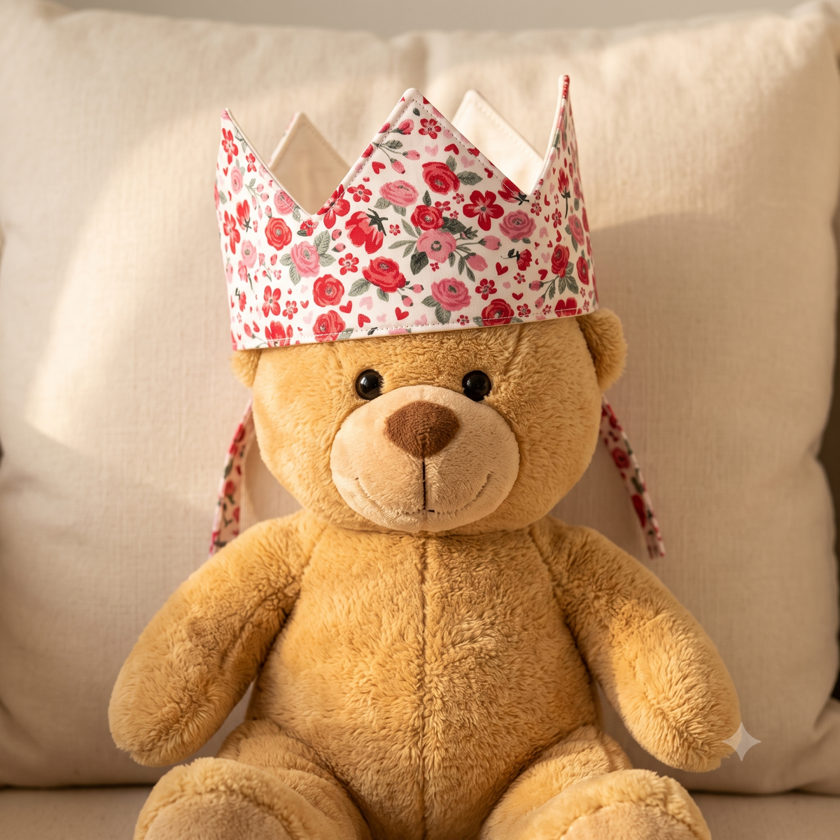 Fabric Crown Sewing Pattern PDF | Reversible Kids Birthday Crown | Beginner Sewing Project | Dress Up Crown Tutorial | Instant Download
