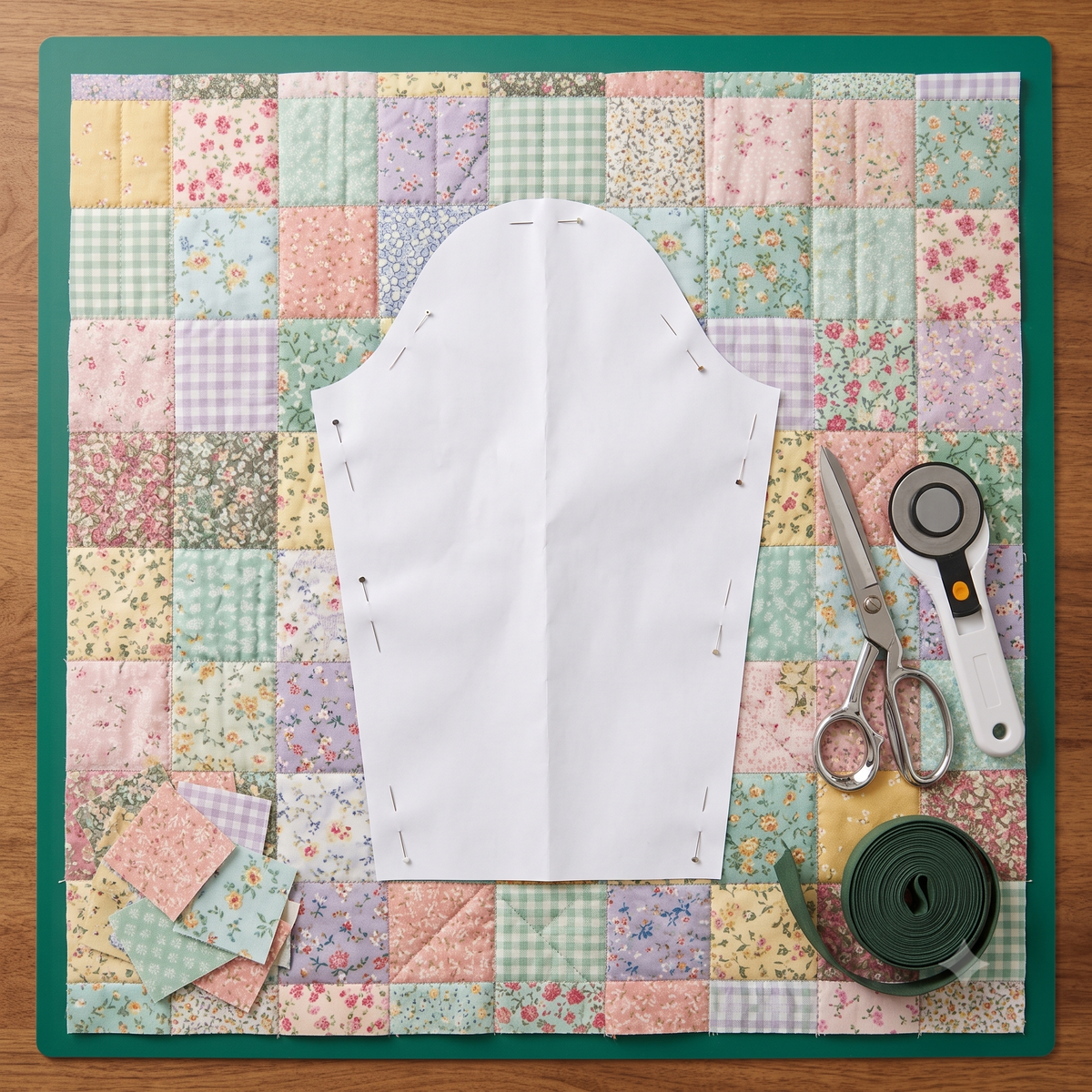 Scrap Busting Quilted Jacket Sewing Pattern | Patchwork Quilt Coat PDF | Sizes XS to 3XL | Instant Download