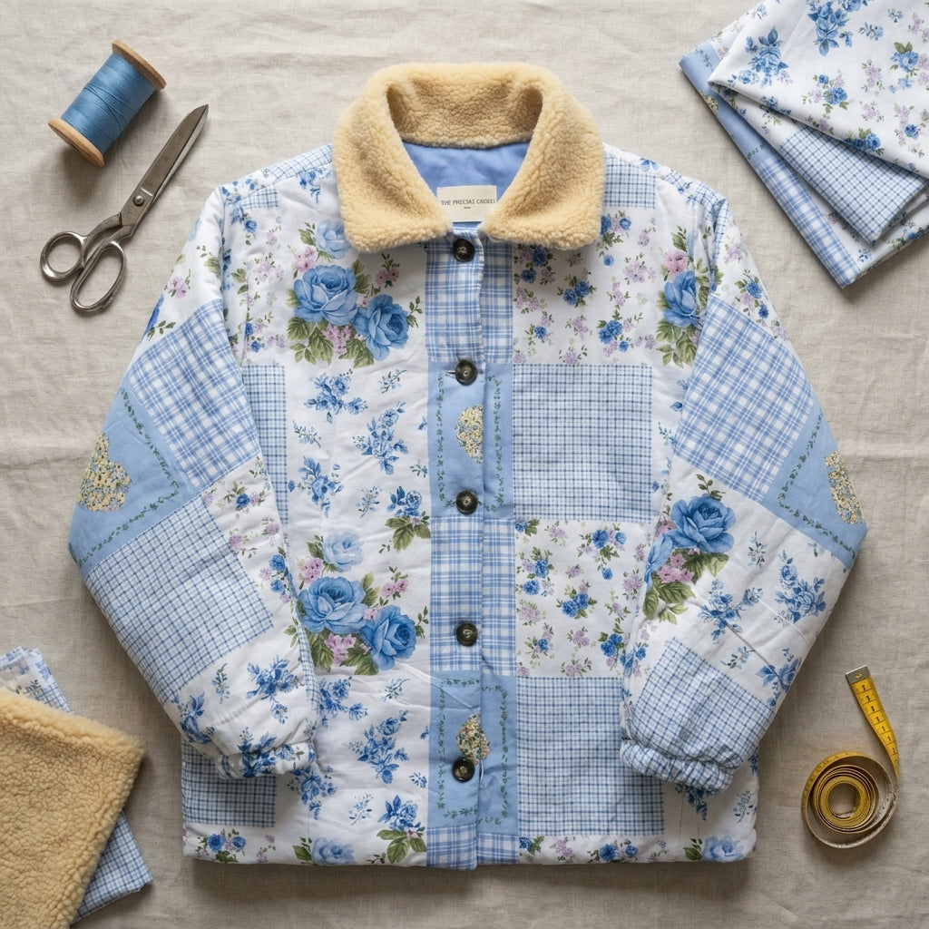 🧥 Patchwork Quilted Jacket Sewing Pattern