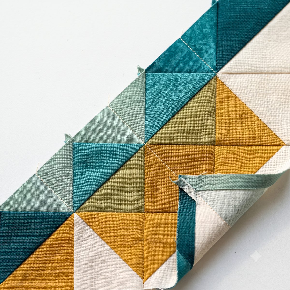 Star Quilt Pattern PDF | Lone Star Look With No Diamonds or Y-Seams | Two Sizes 56" and 24" Mini | Instant Download