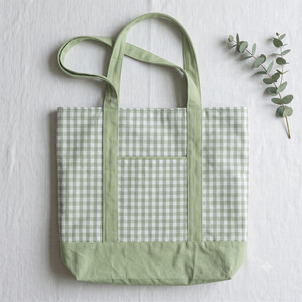 Tote Bag PDF Sewing Pattern | Beginner Friendly Lined Tote with Pocket | Everyday Market Bag | Instant Download A4 A0 US Letter