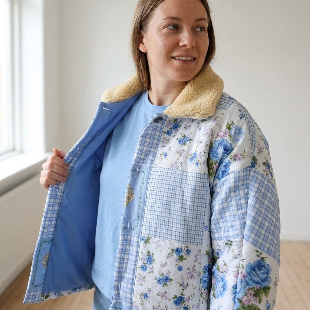 🧥 Patchwork Quilted Jacket Sewing Pattern
